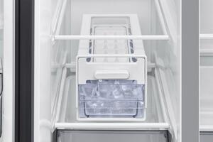 Lodówka SAMSUNG RS70F65QETEO Side by Side AI No Frost 178.4cm Szczotkowana stal nierdzewna