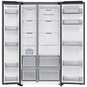 Lodówka SAMSUNG RS70F65QETEO Side by Side AI No Frost 178.4cm Szczotkowana stal nierdzewna