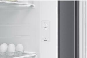 Lodówka SAMSUNG RS70F65QETEO Side by Side AI No Frost 178.4cm Szczotkowana stal nierdzewna