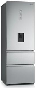 Lodówka HISENSE RT641N4WIE1 3D SkyLine No frost 200cm Szara Wi-Fi ConnectLife Metal Tech Cooling