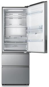 Lodówka HISENSE RT641N4WIE1 3D SkyLine No frost 200cm Szara Wi-Fi ConnectLife Metal Tech Cooling
