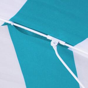 Parasol plażowy NILS CAMP NC7813 180 cm Turkusowo-biały
