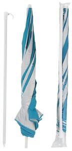 Parasol plażowy NILS CAMP NC7813 180 cm Turkusowo-biały