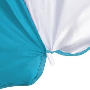Parasol plażowy NILS CAMP NC7813 180 cm Turkusowo-biały