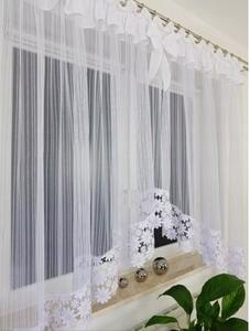 Firana gotowa z markizety w prÄ Å¼ki 400x160cm