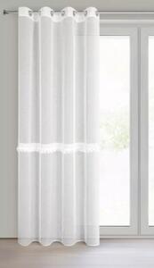 Firana gotowa EUROFIRANY Roxana 140 x 250 cm BiaÅy