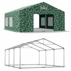 Namiot Imprezowy Letni 5x6 Zielony Moro SUMMER FLOOR MORO