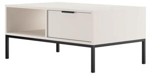 Stolik kawowy AUSTIN 100x60 biaÅy/czarny