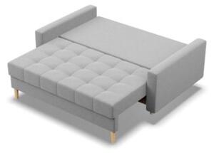 Sofa skandynawska, pikowana, NUBO, 152x92x92 cm, jasny szary | TYLETEGOTU