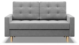 Sofa skandynawska, pikowana, NUBO, 152x92x92 cm, jasny szary | TYLETEGOTU
