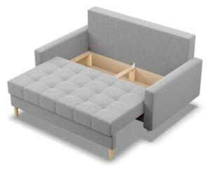 Sofa skandynawska, pikowana, NUBO, 152x92x92 cm, jasny szary | TYLETEGOTU