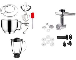 Robot kuchenny planetarny LOVIO HOME ChefAssistant Plus LVSTM02PRD 1900W z maszynką do mięsa i blenderem kielichowym