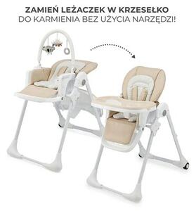 Krzesełko do karmienia KINDERKRAFT Tummie Beżowy