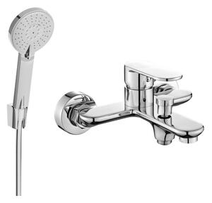 Mexen Milo R40 bateria wannowa z zestawem prysznicowym, chrom - 7133R40-00