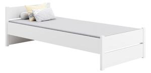 Łóżko MARCEL 200x90 białe Bez szuflady i materaca