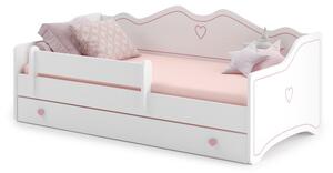 Łóżko dziecięce Emma 160x80 160x80 cm Tak Różowy