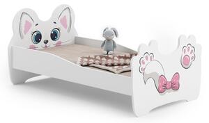 Łóżko dziecięce Pink Cat 160x80 cm Nie