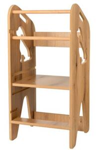 Pomocnik kuchenny dla dzieci regulowany Kitchen Helper MDF drewno +kolorowanka