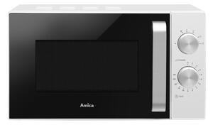 Kuchenka mikrofalowa AMICA AMGF20M1W 800W średnica 24.5 cm pojemność 20L MultiWave System Czarno-biały