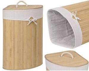 Kosz na pranie GOCKOWIAK 60L Naturalny
