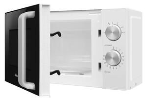 Kuchenka mikrofalowa AMICA AMGF20M1W 800W średnica 24.5 cm pojemność 20L MultiWave System Czarno-biały