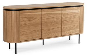 Komoda DuÅ¼a Z Lamelami Drewniana Loft Do Salonu Sypialni DÄbowa Beck 160 cm