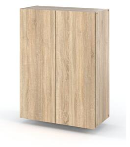 Szafka Łazienkowa Wisząca STIVMEBLE 60cm Słupek Łazienkowy Szafka Dąb Sonoma 60x30x80 cm