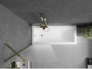Mexen Next parawan nawannowy 1-skrzydłowy 70 x 150 cm, szron, złoty - 895-070-000-00-30-50