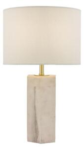 Elegancka lampa stołowa Nalani - efekt marmuru, do sypialni