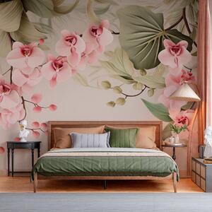 Fototapety Orchidee, wiszące kwiaty, Fototapety Kwiaty, w05619 : Uwalls.pl
