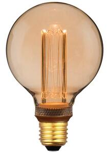 Bursztynowa żarówka dekoracyjna E27 - LED, ciepłe światło