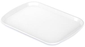 Taca do serwowania plastikowa biała 43,5x31,5 cm