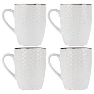 Kubki ceramiczne białe 400 ML 4 szt