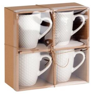 Kubki ceramiczne białe 400 ML 4 szt
