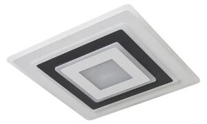 Lampa Sufitowa Lindby, Rebeka, ściemnialny, biały, salon, tworzywo sztuczne, nowoczesny