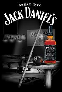 Plakat, Obraz Jack Daniel's - pool room, (61 x 91.5 cm)