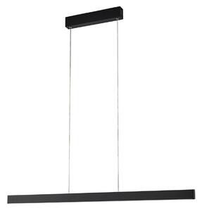 Lampa Wisząca Lucande, Mylosh, ściemnialny, czarny, jadalnia, aluminium, nowoczesny