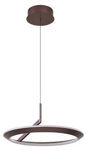 Lampa Wisząca Lucande, Eldra, ściemnialny, brąz rdzawy, salon, metal, nowoczesny