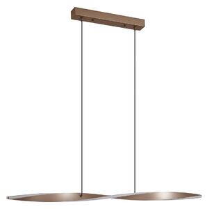 Lampa Wisząca Lindby, Jaren, brąz rdzawy, salon, metal, nowoczesny