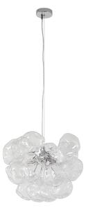 Lampa Wisząca Lucande, Diborah, ściemnialny, transparentny, salon, szkło, design