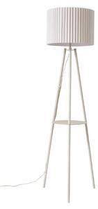 Lampa Podłogowa Lindby, Libbie, beżowy, salon, tkanina | tekstylia, skandynawski