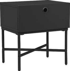 Kompaktowy stolik nocny w czarnym kolorze