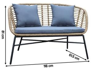 Ławka ogrodowa PATIO Danielle 47131