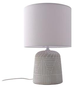 Lampa Stołowa Lindby, Thalassia, biały, sypialnia, ceramika, dworkowy | rustykalny