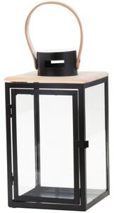 Lampion MY HOME Dark Leather 66582 Czarno-ecru