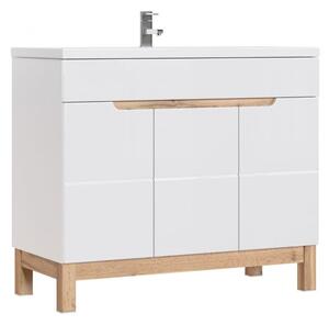 Szafka pod umywalkę BALI 825 100 cm biała
