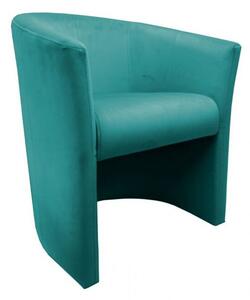 Fotel MAROS VELVET morski