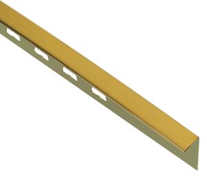 Listwa stalowa L-kształtna złota matowa 1x270cm LGB10