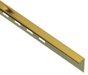 Listwa stalowa L-kształtna złota błyszcząca 1x270cm LG10