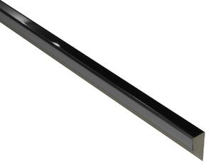 Listwa stalowa u-kształtna czarna błyszcząca 1x270cm US10